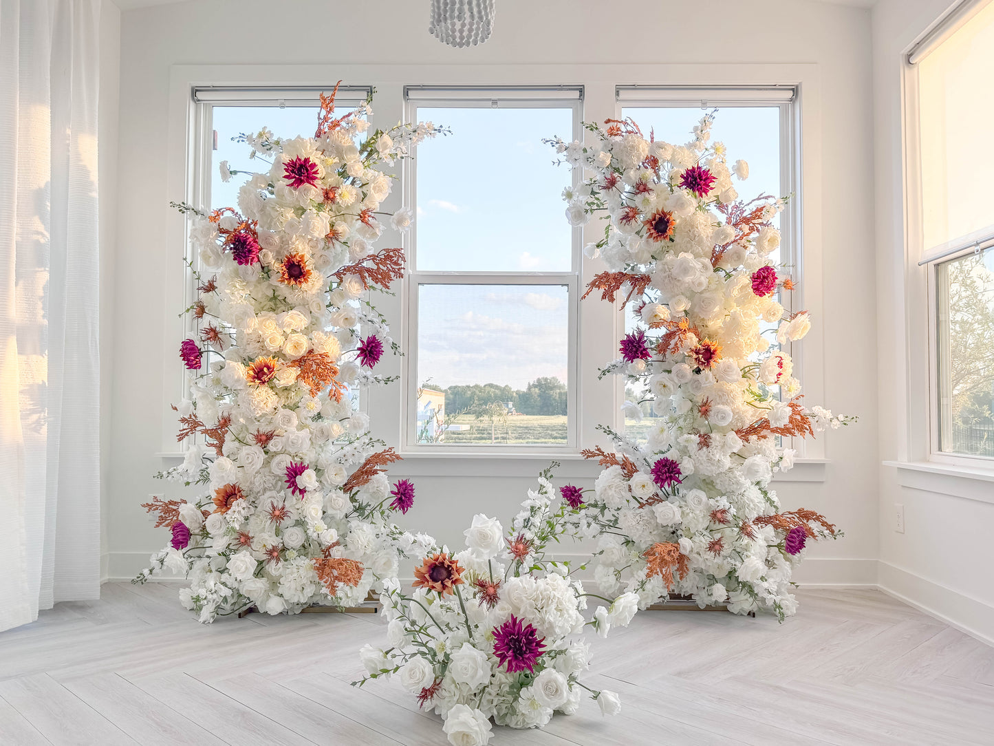 Gwen Floral Aisle Flowers Set