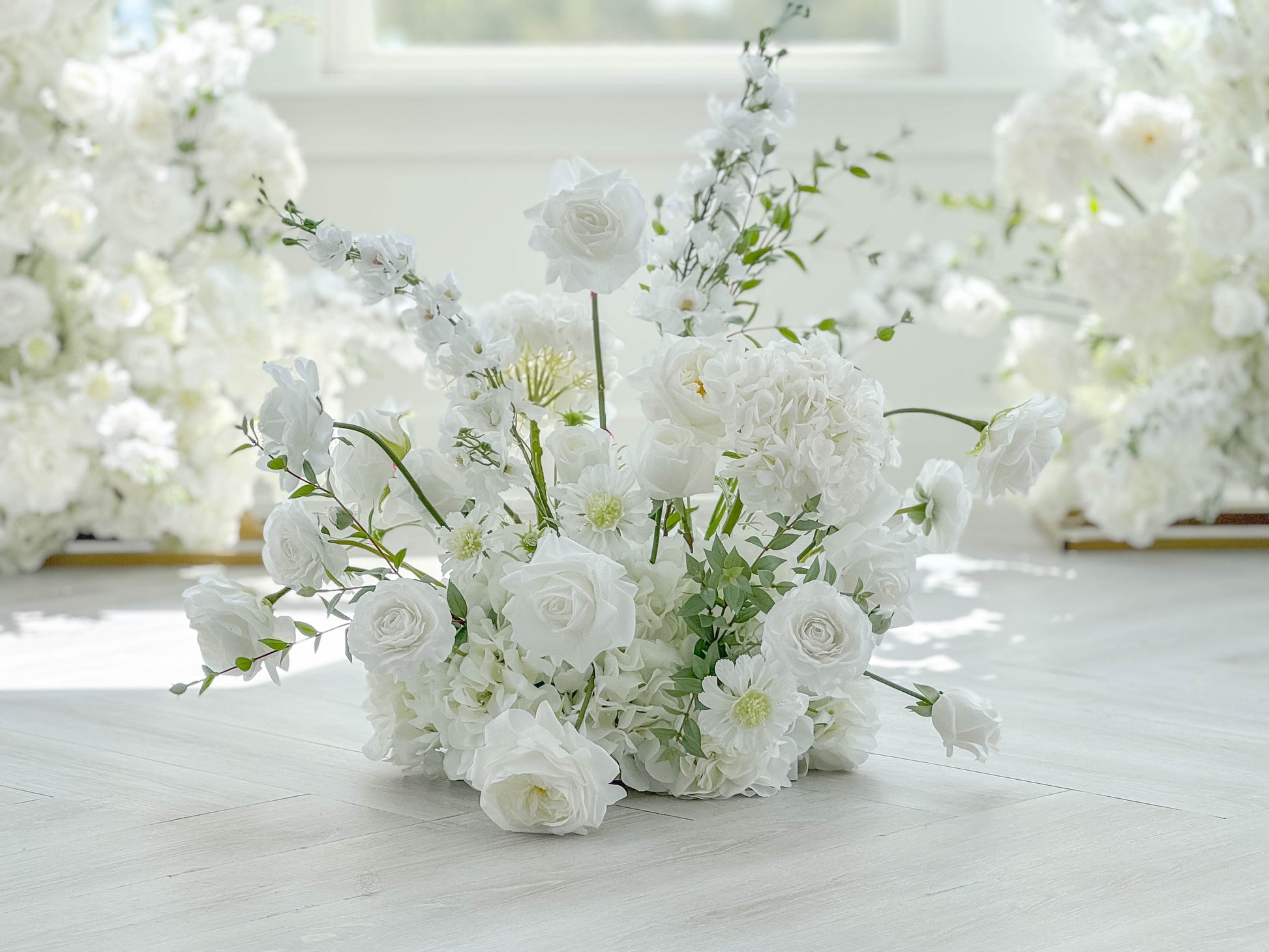 White wedding flowers
