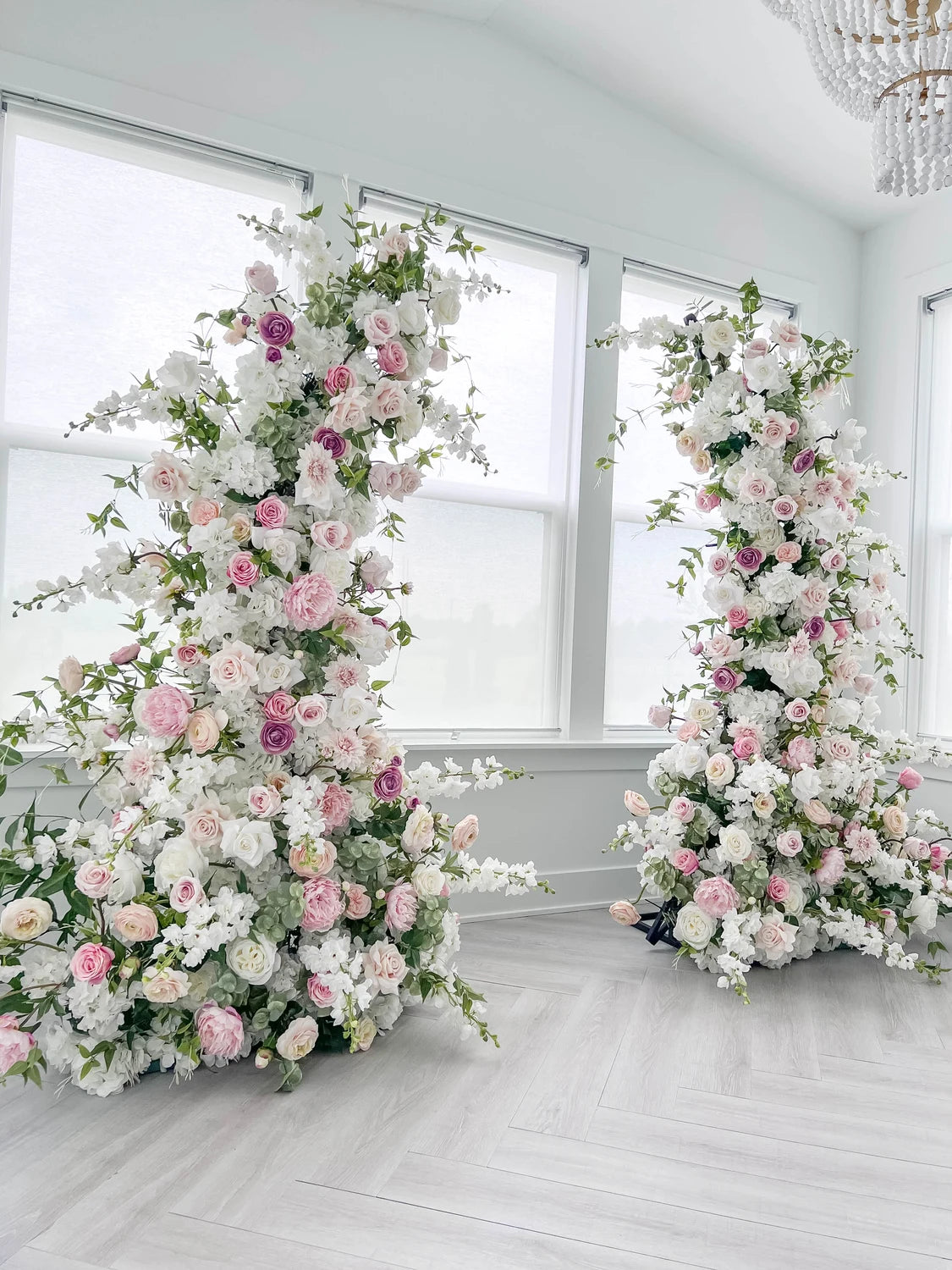 Adeline Floral Pillars